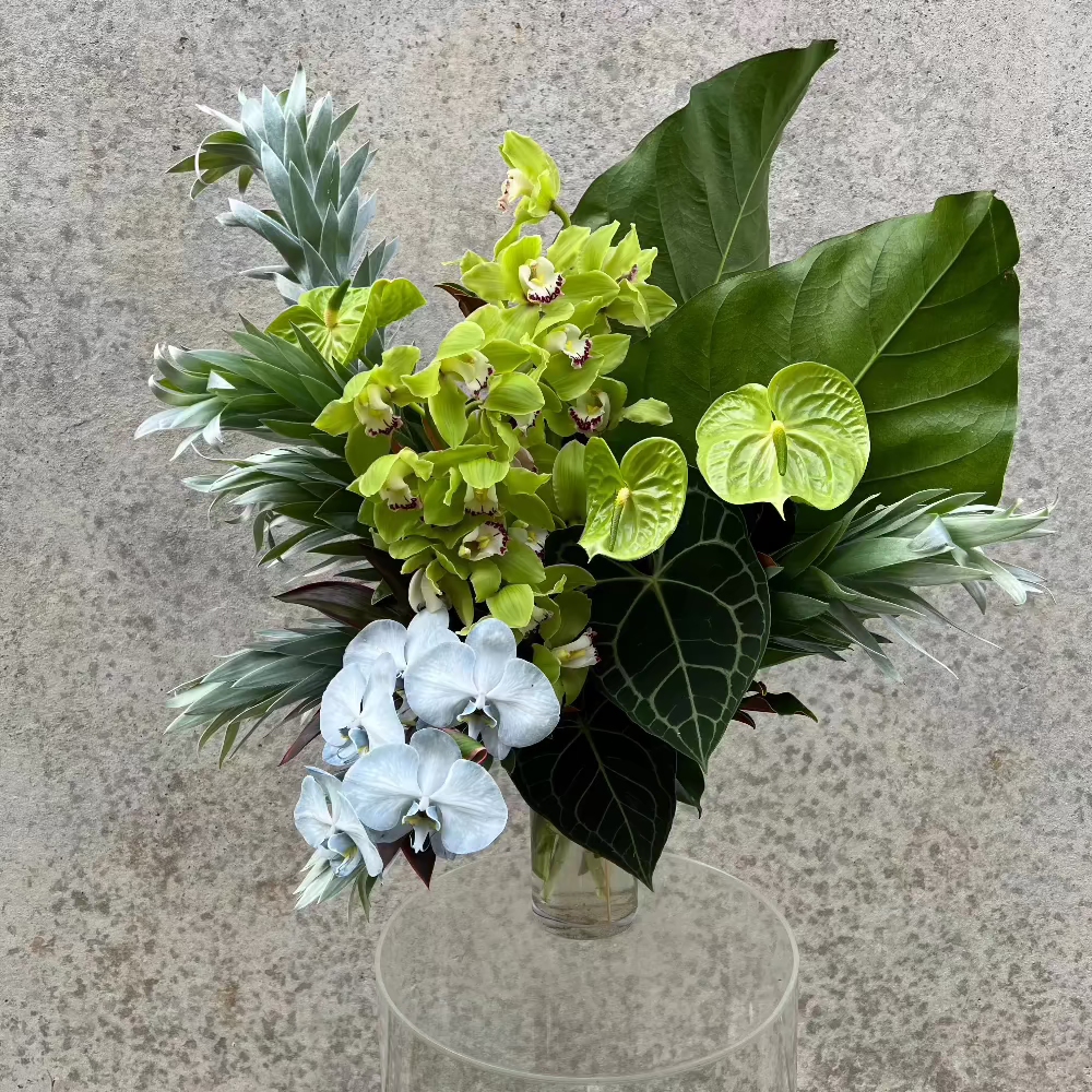 Tropical floral bouquet 